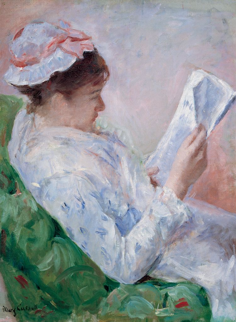 Мэри Кассат - Женщина читает